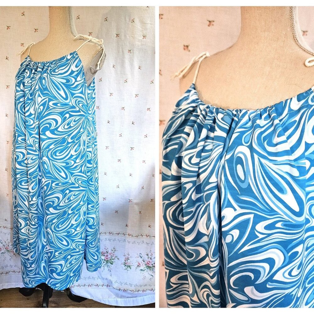 Size M Midi Length Tie Shoulder Dress NWT